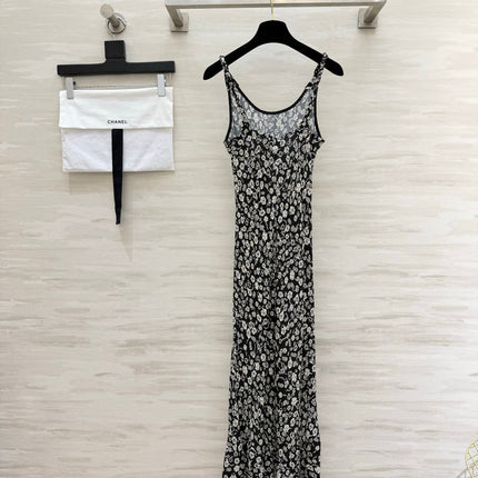 CHANEL 26S FLORAL MAXI SLIP DRESS 1330
