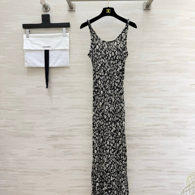 CHANEL 26S FLORAL MAXI SLIP DRESS 1330