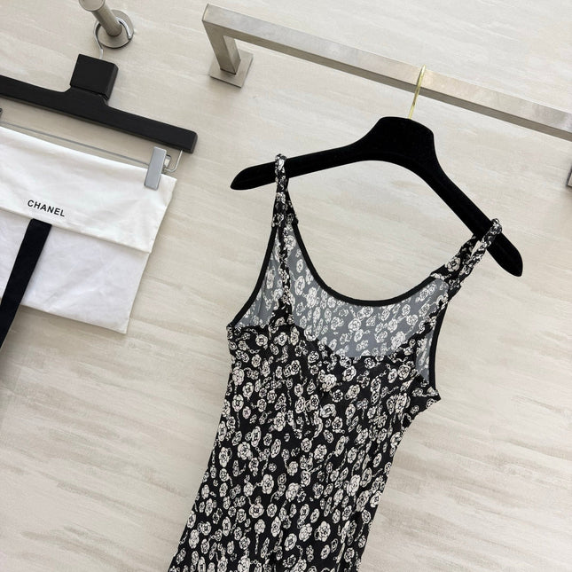 CHANEL 26S FLORAL MAXI SLIP DRESS 1330