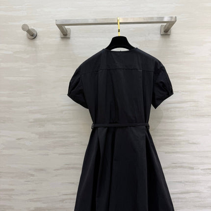 LOEWE 26S BELTED PUFF-SLEEVE SHIRT DRESS 565
