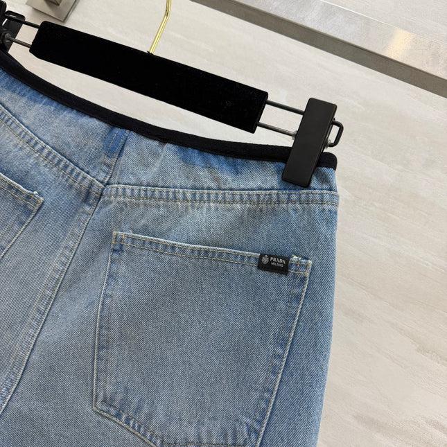 PRADA 26S DENIM SHORTS 1052