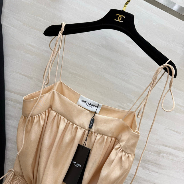 YSL 26S STRAP SLIP DRESS 459