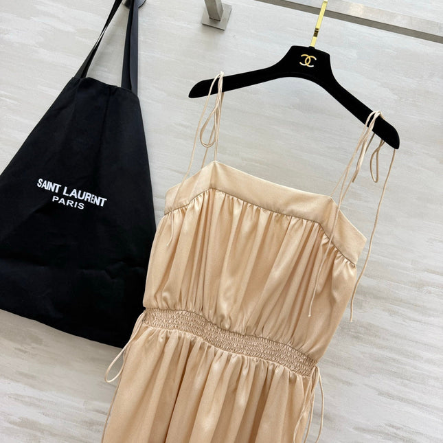 YSL 26S STRAP SLIP DRESS 459