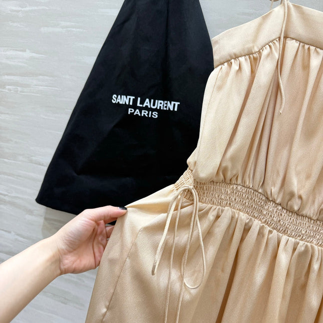 YSL 26S STRAP SLIP DRESS 459