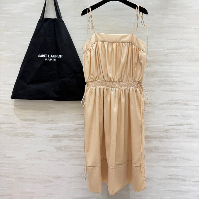 YSL 26S STRAP SLIP DRESS 459