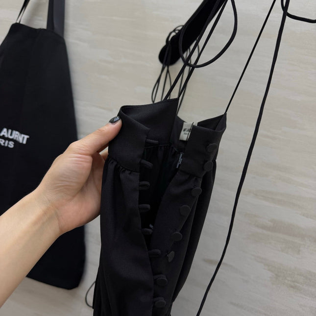 YSL 26S STRAP SLIP DRESS 458