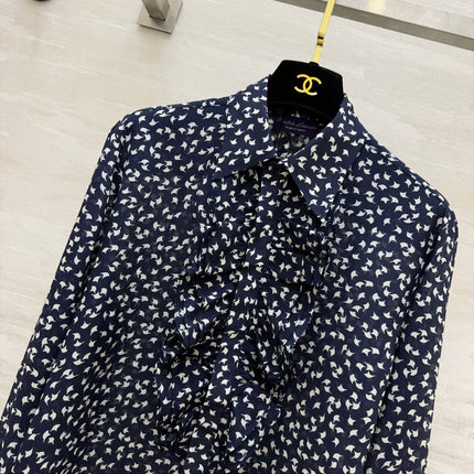 RALPH LAUREN 26S PRINTED SILK SHIRT 759