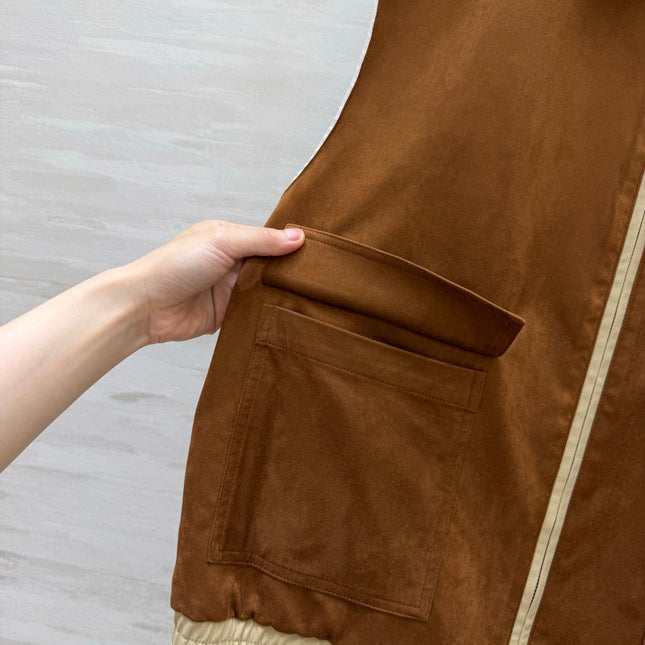 MIUMIU 26S ZIP-UP VEST 1600