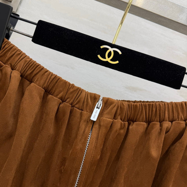 MIUMIU 26S ZIP-UP MINI SKIRT 1599