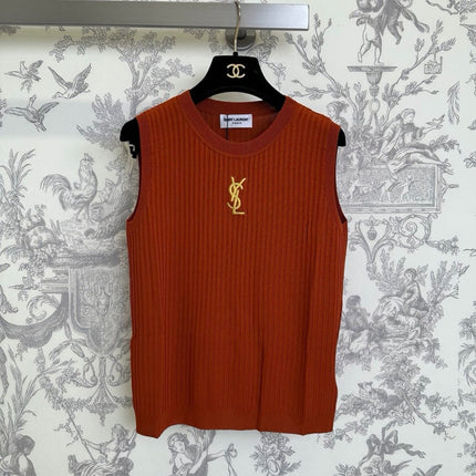 YSL 26S KNIT VEST TOP 386