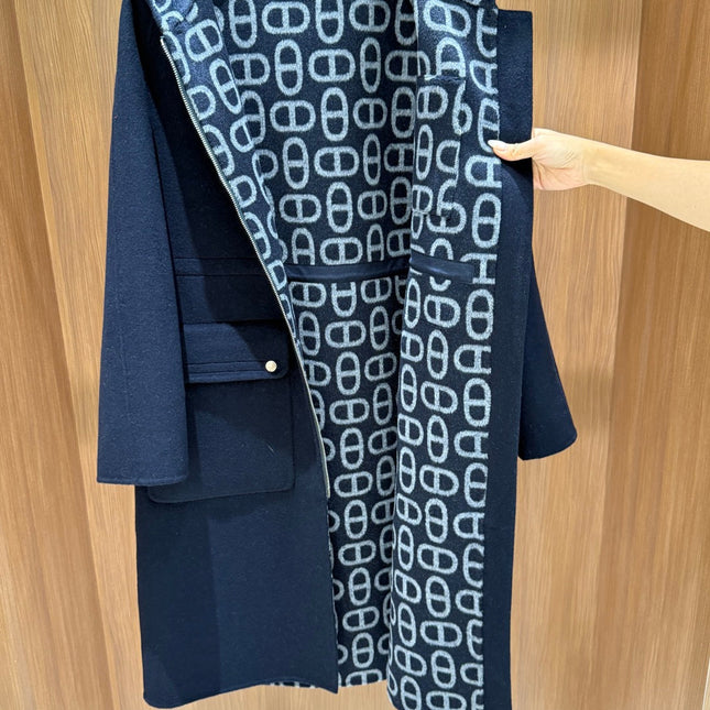 HERMES 25S WOOL COAT 102