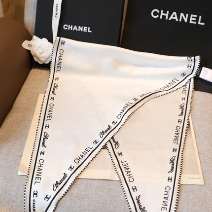 CHANEL 26S SCARF 160 IN SILK 511100
