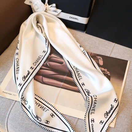 CHANEL 26S SCARF 160 IN SILK 511100