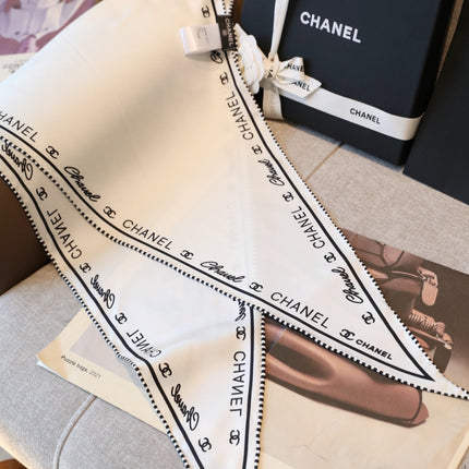 CHANEL 26S SCARF 160 IN SILK 511100