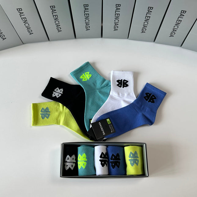 BALENCIAGA 26S ANKLE SOCKS 249363 (1 BOX)