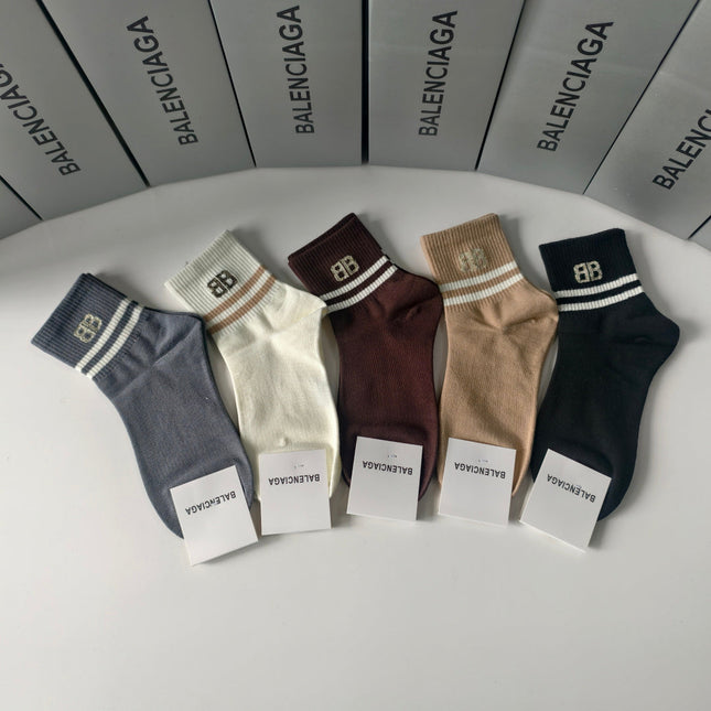 BALENCIAGA 26S ANKLE SOCKS 263813 (1 BOX)