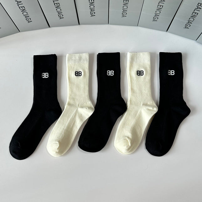 BALENCIAGA 26S CREW SOCKS 263815 (1 BOX)