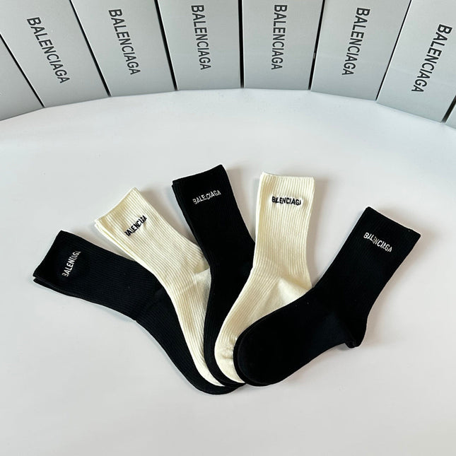 BALENCIAGA 26S CREW SOCKS 263816 (1 BOX)