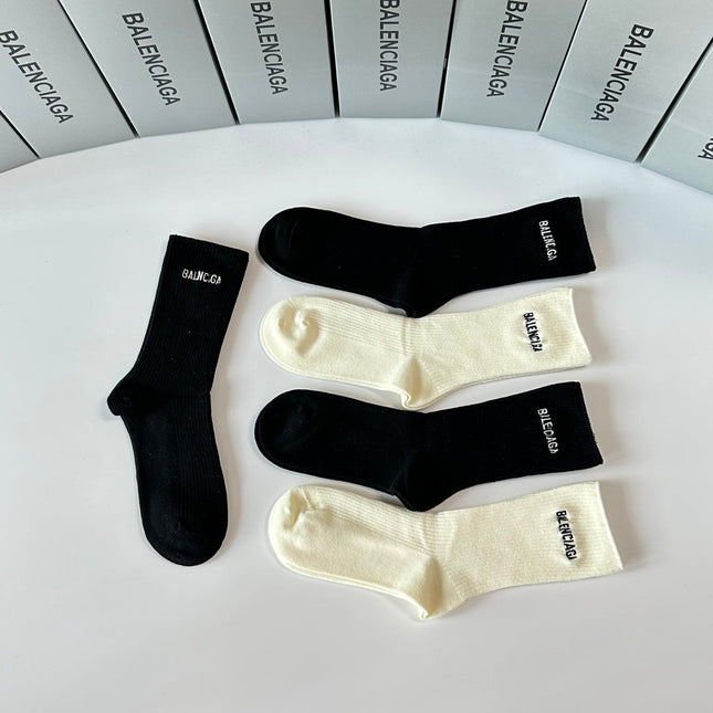BALENCIAGA 26S CREW SOCKS 263816 (1 BOX)