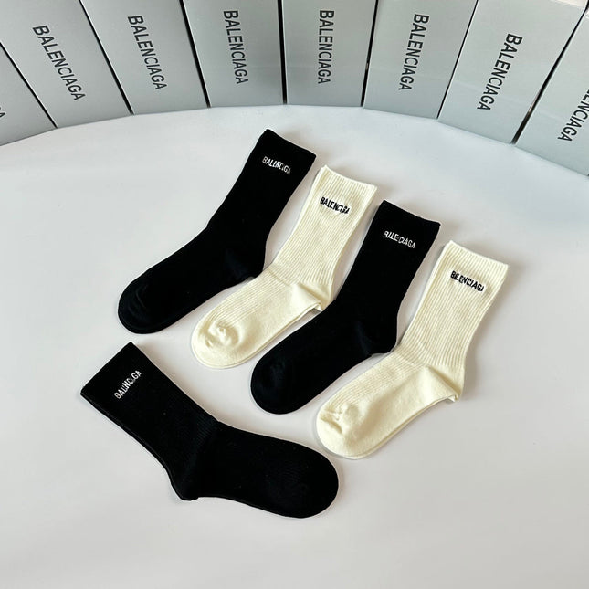 BALENCIAGA 26S CREW SOCKS 263816 (1 BOX)