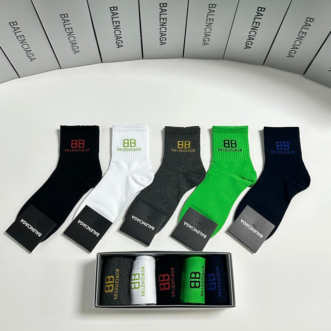 BALENCIAGA 26S ANKLE SOCKS 270753 (1 BOX)
