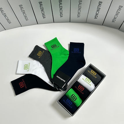 BALENCIAGA 26S ANKLE SOCKS 270753 (1 BOX)