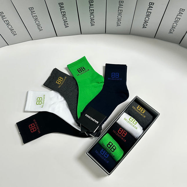 BALENCIAGA 26S ANKLE SOCKS 270753 (1 BOX)