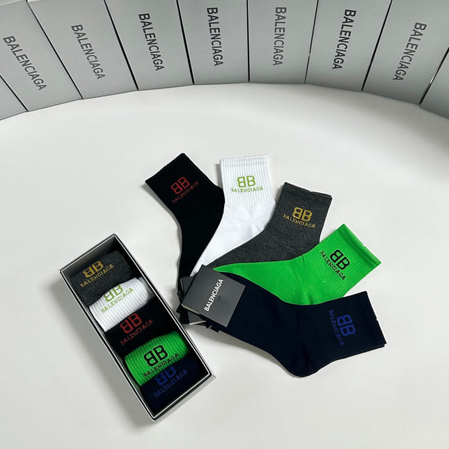 BALENCIAGA 26S ANKLE SOCKS 270753 (1 BOX)