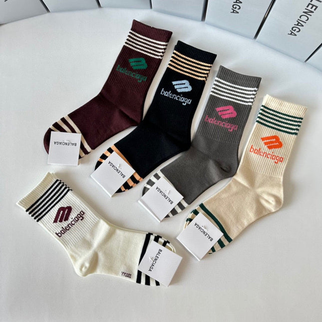 BALENCIAGA 26S CREW SOCKS 293195 (1 BOX)
