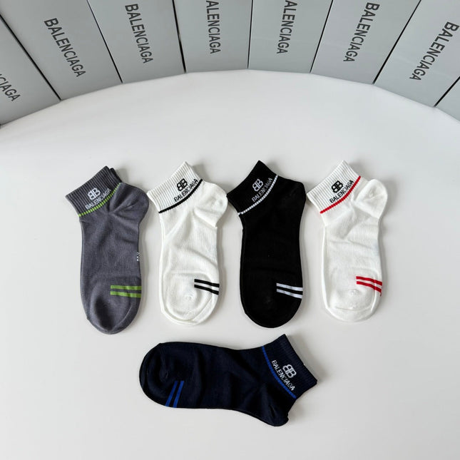 BALENCIAGA 26S ANKLE SOCKS 296484 (1 BOX)