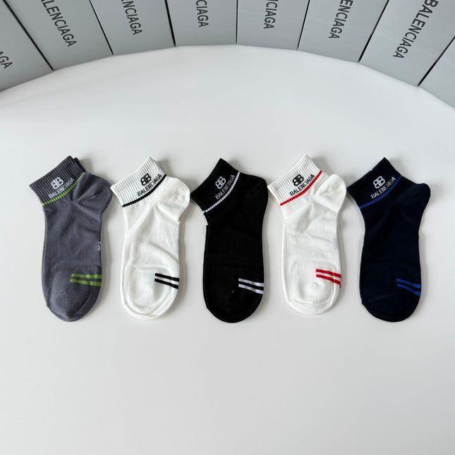 BALENCIAGA 26S ANKLE SOCKS 296484 (1 BOX)
