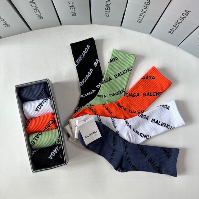 BALENCIAGA 26S CREW SOCKS 314728 (1 BOX)