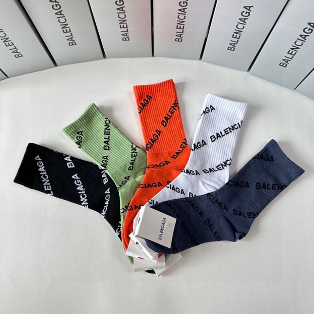 BALENCIAGA 26S CREW SOCKS 314728 (1 BOX)