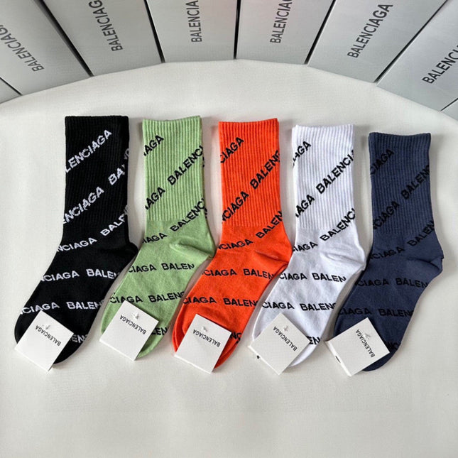 BALENCIAGA 26S CREW SOCKS 314728 (1 BOX)