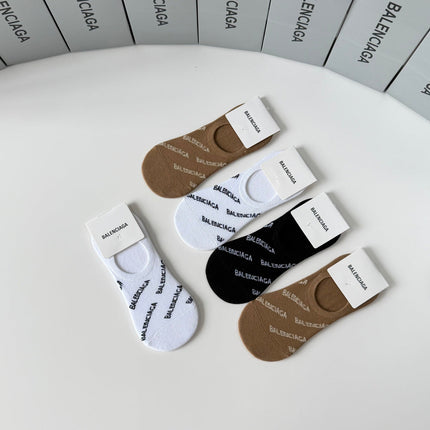 BALENCIAGA 26S NO-SHOW SOCKS 323163 (1 BOX)