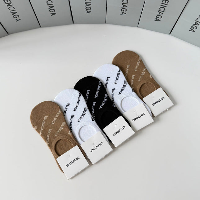 BALENCIAGA 26S NO-SHOW SOCKS 323163 (1 BOX)