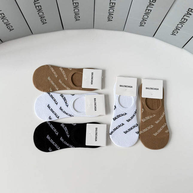 BALENCIAGA 26S NO-SHOW SOCKS 323163 (1 BOX)