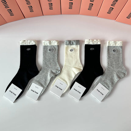 CELINE 26S CREW SOCKS 335523 (1 BOX)