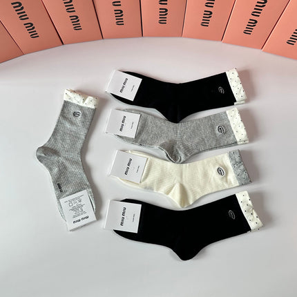 CELINE 26S CREW SOCKS 335523 (1 BOX)