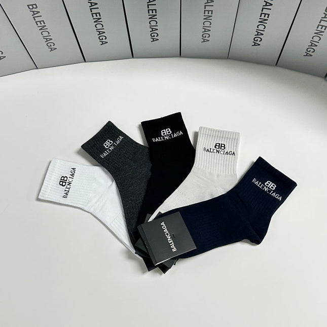 BALENCIAGA 26S ANKLE SOCKS 358566 (1 BOX)