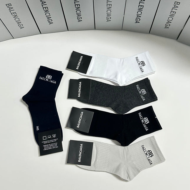 BALENCIAGA 26S ANKLE SOCKS 358566 (1 BOX)