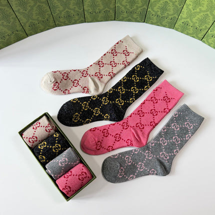 GUCCI 26S CREW SOCKS 358572 (1 BOX)