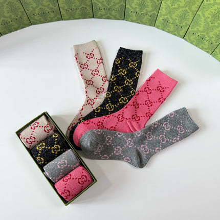 GUCCI 26S CREW SOCKS 358572 (1 BOX)