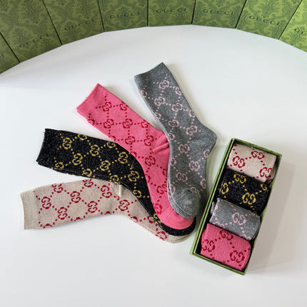 GUCCI 26S CREW SOCKS 358572 (1 BOX)