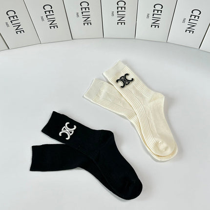 CELINE 26S CREW SOCKS 383823 (1 BOX)