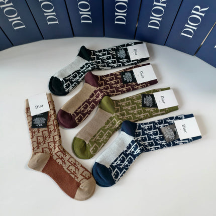 DIOR 26S CREW SOCKS 394043 (1 BOX)
