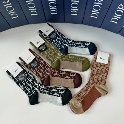 DIOR 26S CREW SOCKS 394043 (1 BOX)