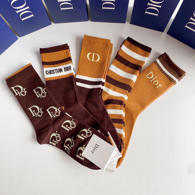 DIOR 26S CREW SOCKS 394044 (1 BOX)
