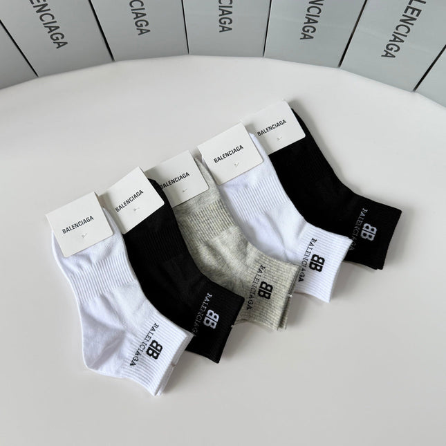 BALENCIAGA 26S ANKLE SOCKS 395212 (1 BOX)