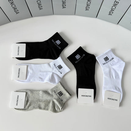 BALENCIAGA 26S ANKLE SOCKS 395212 (1 BOX)